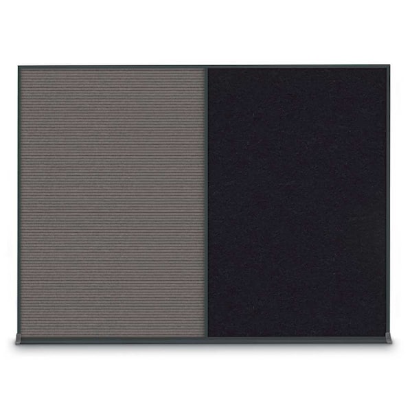 Double Door Radius Corkboard, 60"X36", B